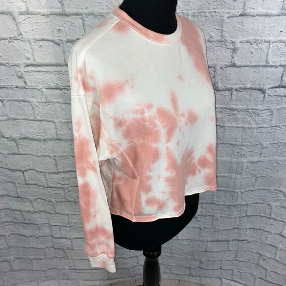 Paper Crane Crewneck Longsleeve tie dye sweatshirt sz Med women - Picture 4 of 10